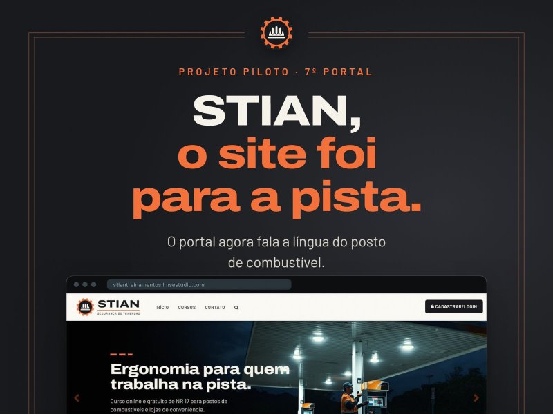 Site da escola STIANTREINAMENTOS