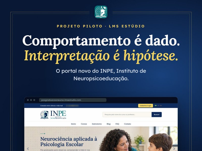 Site da escola Pós Graduação  em Neurociência da Regulação Emocional no Contexto Escolar